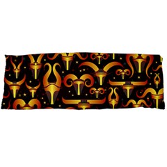 Stylised Horns Black Pattern Body Pillow Case Dakimakura (two Sides) by HermanTelo