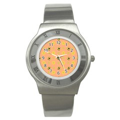 Bee Bug Nature Wallpaper Stainless Steel Watch by HermanTelo