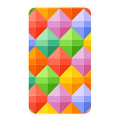 Background Colorful Geometric Triangle Rainbow Memory Card Reader (rectangular) by HermanTelo