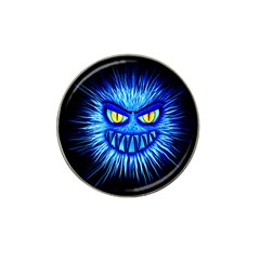 Monster Blue Attack Hat Clip Ball Marker (10 Pack) by HermanTelo