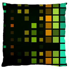 Abstract Plaid Large Cushion Case (one Side) by HermanTelo