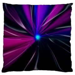 Abstract Background Lightning Large Cushion Case (one Side) by HermanTelo