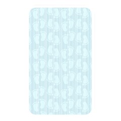 Footprints Pattern Paper Scrapbooking Blue Memory Card Reader (rectangular) by HermanTelo