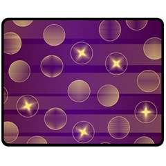 Background Purple Lines Decorative Fleece Blanket (medium)  by Pakrebo