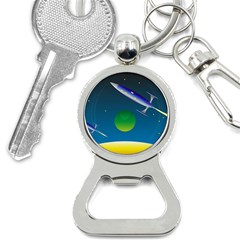 Rocket Spaceship Space Bottle Opener Key Chain by HermanTelo