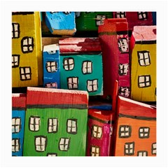 Houses Handmade Cultural Medium Glasses Cloth by Pakrebo