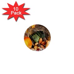 Pumpkin Vegetables Autumn 1  Mini Magnet (10 Pack)  by Pakrebo