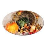 Pumpkin Vegetables Autumn Oval Magnet Front