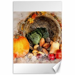 Pumpkin Vegetables Autumn Canvas 24  X 36  by Pakrebo