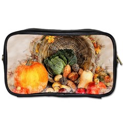 Pumpkin Vegetables Autumn Toiletries Bag (two Sides) by Pakrebo