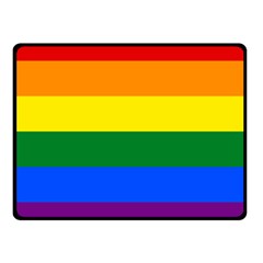 Lgbt Rainbow Pride Flag Fleece Blanket (small) by lgbtnation