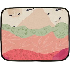 Blush Pink Landscape Double Sided Fleece Blanket (mini)  by charliecreates