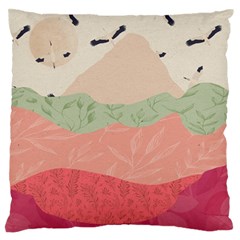 Blush Pink Landscape Standard Flano Cushion Case (one Side) by charliecreates