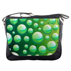 Background Colorful Abstract Circle Messenger Bag by HermanTelo