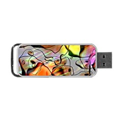 Abstract Transparent Drawing Portable Usb Flash (two Sides) by HermanTelo