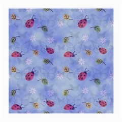 Ladybug Blue Nature Medium Glasses Cloth (2 Sides) by HermanTelo