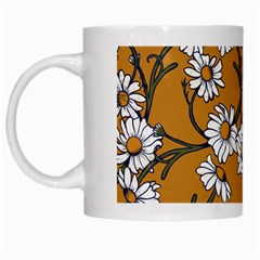 Daisy White Mugs by BubbSnugg