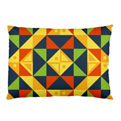 Background Geometric Color Plaid Pillow Case (two Sides) by Mariart