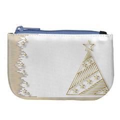 Christmas Tree Star Large Coin Purse by HermanTelo