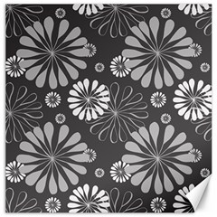 Floral Pattern Canvas 12  X 12  by HermanTelo