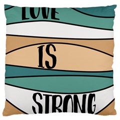 Love Sign Romantic Large Flano Cushion Case (one Side) by HermanTelo