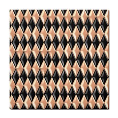 Metallic Diamond Design Black Tile Coasters by HermanTelo