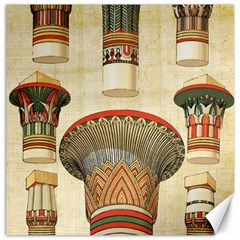 Egyptian Architecture Column Canvas 12  X 12  by Sapixe