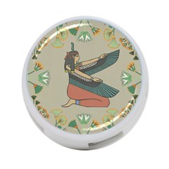 Egyptian Woman Wings Design 4-port Usb Hub (one Side) by Sapixe