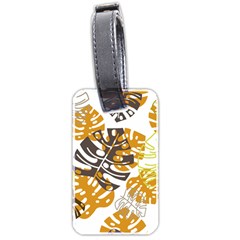 Pattern Leaves Luggage Tag (two Sides) by HermanTelo