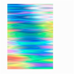 Wave Rainbow Bright Texture Large Garden Flag (two Sides) by Sapixe