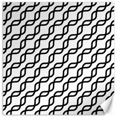 Diagonal Stripe Pattern Canvas 12  X 12  by Sapixe