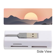 Sunset Sky Sun Graphics Memory Card Reader (stick) by HermanTelo