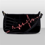 Music Wallpaper Heartbeat Melody Shoulder Clutch Bag Front