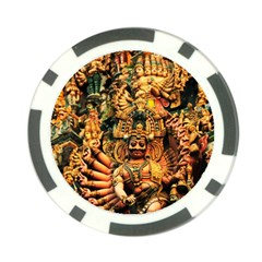 Sculpture Art Temple Tower Poker Chip Card Guard by Pakrebo