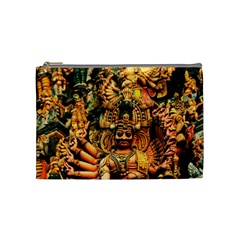 Sculpture Art Temple Tower Cosmetic Bag (medium) by Pakrebo