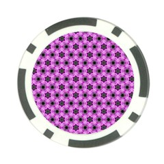 Background Wallpaper Pattern Pink Black Poker Chip Card Guard by Pakrebo