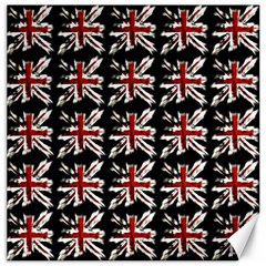 British Flag Canvas 20  X 20  by ArtworkByPatrick