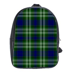 Tweedside District Tartan School Bag (large) by impacteesstreetwearfour