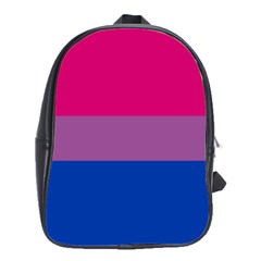 Bisexual Pride Flag Bi Lgbtq Flag School Bag (large) by lgbtnation