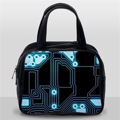 New Technology - Dark Classic Handbag (one Side) by WensdaiAmbrose