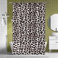 3d Leopard Print Black Brown Shower Curtain 48  X 72  (small)  by LoolyElzayat