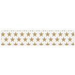 Gold Star Small Flano Scarf Front