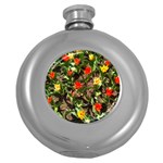 Tulips in April Round Hip Flask (5 oz) Front