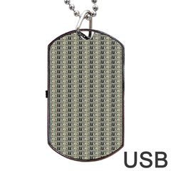 100 Dollars Dog Tag Usb Flash (one Side) by snowwhitegirl