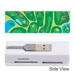 Golf Course Par Golf Course Green Copy Memory Card Reader (stick) by Nexatart