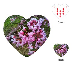 Redbud In April Playing Cards Single Design (heart) by Riverwoman