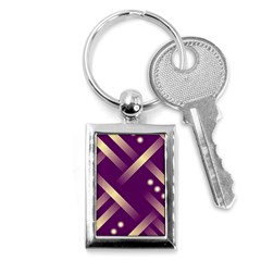 Background Non Seamless Pattern Key Chain (rectangle) by Pakrebo