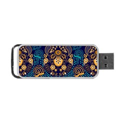 African Pattern Portable Usb Flash (two Sides) by Sobalvarro