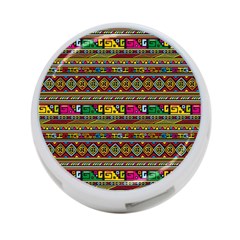 Traditional Africa Border Wallpaper Pattern Colored 4-port Usb Hub (one Side) by EDDArt