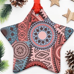 Print Star Ornament (two Sides) by Sobalvarro